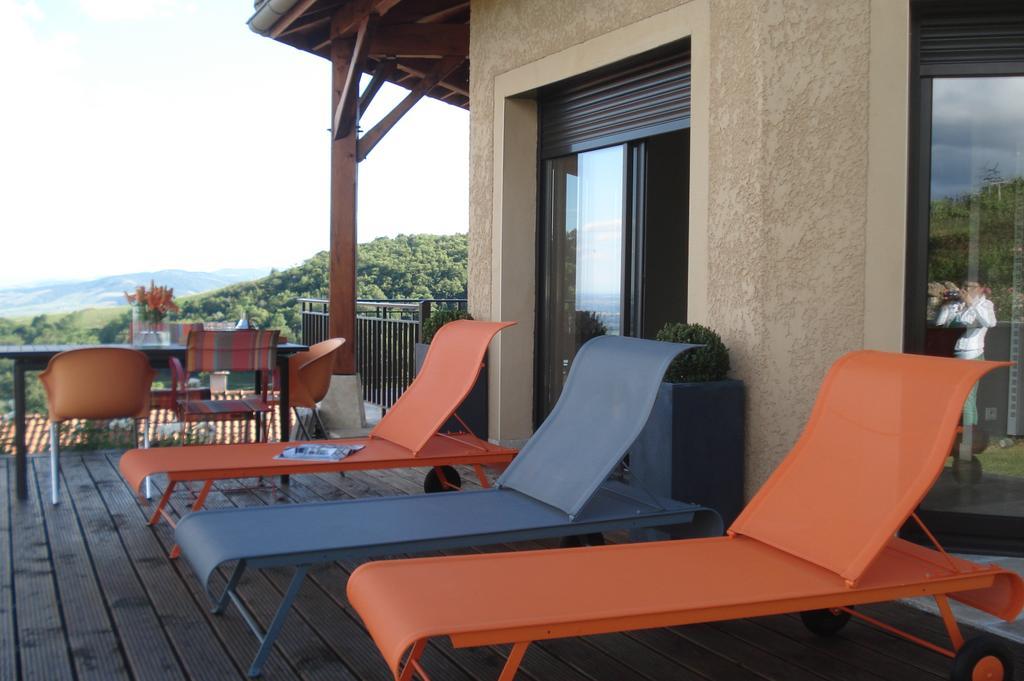 Le Balcon Du Fetre Bed & Breakfast Chiroubles Exterior foto